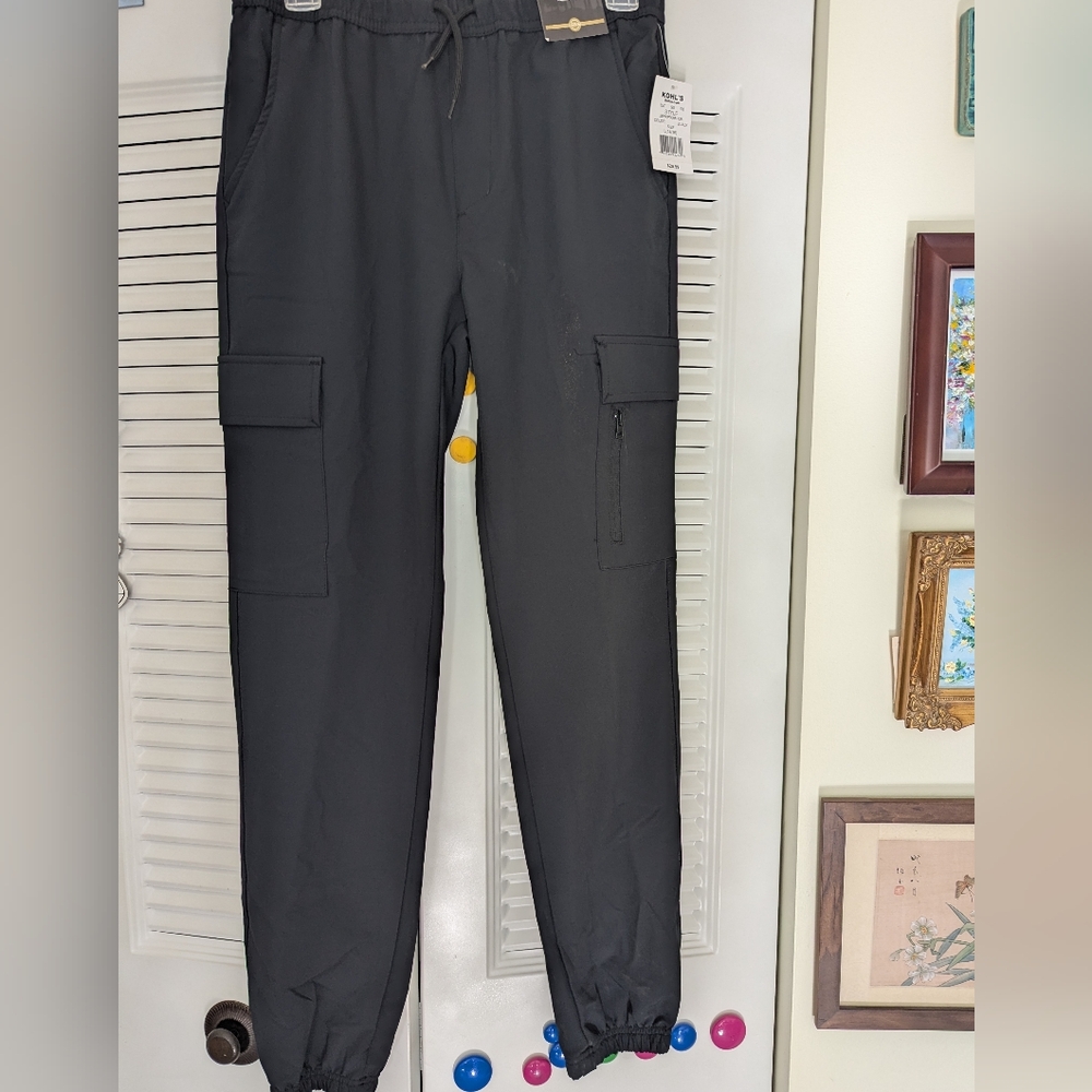 Hollywood Brand Youth Black Cargo Joggers